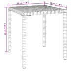 Sun Loungers 2 pcs with Table Poly Rattan Black