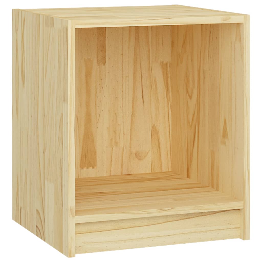 Bedside Cabinet 35.5x33.5x41.5 cm Solid Pinewood