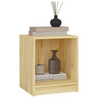 Bedside Cabinet 35.5x33.5x41.5 cm Solid Pinewood