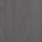 Bedside Cabinet HAMAR Light Grey 40x35x44.5 cm Solid Pinewood