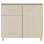 Sideboard HAMAR Honey Brown 90x40x80 cm Solid Pinewood