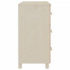 Sideboard HAMAR Honey Brown 90x40x80 cm Solid Pinewood