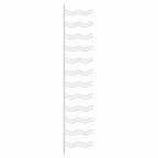 Wall Mounted Wine Rack for 24 Bottles White Iron