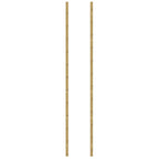 Wall Mounted Wine Rack for 36 Bottles 2 pcs Gold Iron