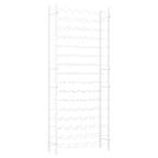 Wine Rack for 96 Bottles White Metal
