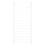 Wine Rack for 96 Bottles White Metal