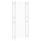 Wine Rack for 96 Bottles White Metal