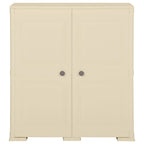Plastic Cabinet 79x43x85.5 cm Wood Design Angora White