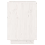 Bedside Cabinets 2 pcs White 40x35x50 cm Solid Wood Pine