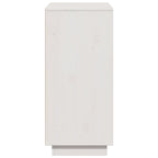 Sideboard White 60x34x75 cm Solid Wood Pine