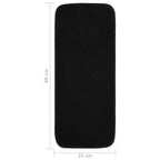 Anti Slip Stair Mats 15 pcs 60x25 cm Black Rectangular