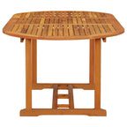 Garden Table 200x100x75 cm Solid Wood Eucalyptus