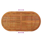 Garden Table 200x100x75 cm Solid Wood Eucalyptus