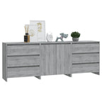 3 Piece Sideboard Engineered Wood