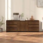 3 Piece Sideboard Engineered Wood
