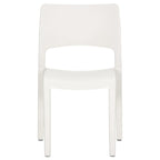 Garden Chairs 2 pcs White Polypropylene
