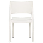 Garden Chairs 2 pcs White Polypropylene