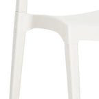 Garden Chairs 2 pcs White Polypropylene