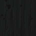 Bedside Cabinets 2 pcs Black 50x35x61.5 cm Solid Wood Pine