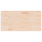 Bathroom Countertop 100x50x1.5 cm Untreated Solid Wood