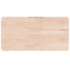 Bathroom Countertop 80x40x2.5 cm Untreated Solid Wood