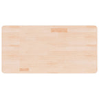 Bathroom Countertop 100x50x2.5 cm Untreated Solid Wood