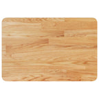 Bathroom Countertop Light Brown 60x40x1.5cm Treated Solid Wood