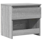 Bedside Cabinet Grey Sonoma 40x30x39 cm Engineered Wood