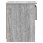 Bedside Cabinet Grey Sonoma 40x30x39 cm Engineered Wood