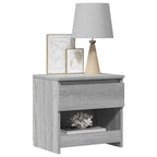 Bedside Cabinets 2 pcs Grey Sonoma 40x30x39 cm Engineered Wood