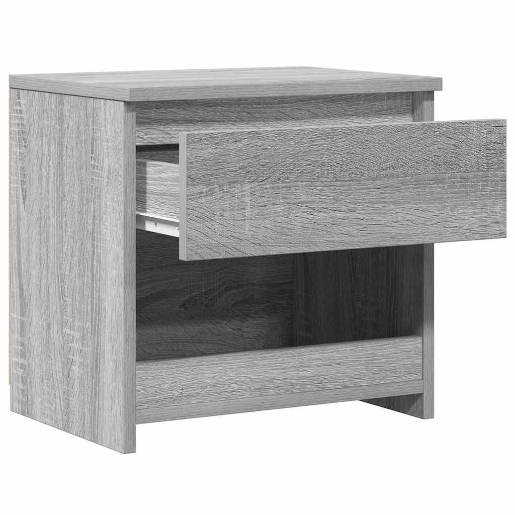Bedside Cabinets 2 pcs Grey Sonoma 40x30x39 cm Engineered Wood