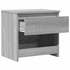 Bedside Cabinets 2 pcs Grey Sonoma 40x30x39 cm Engineered Wood