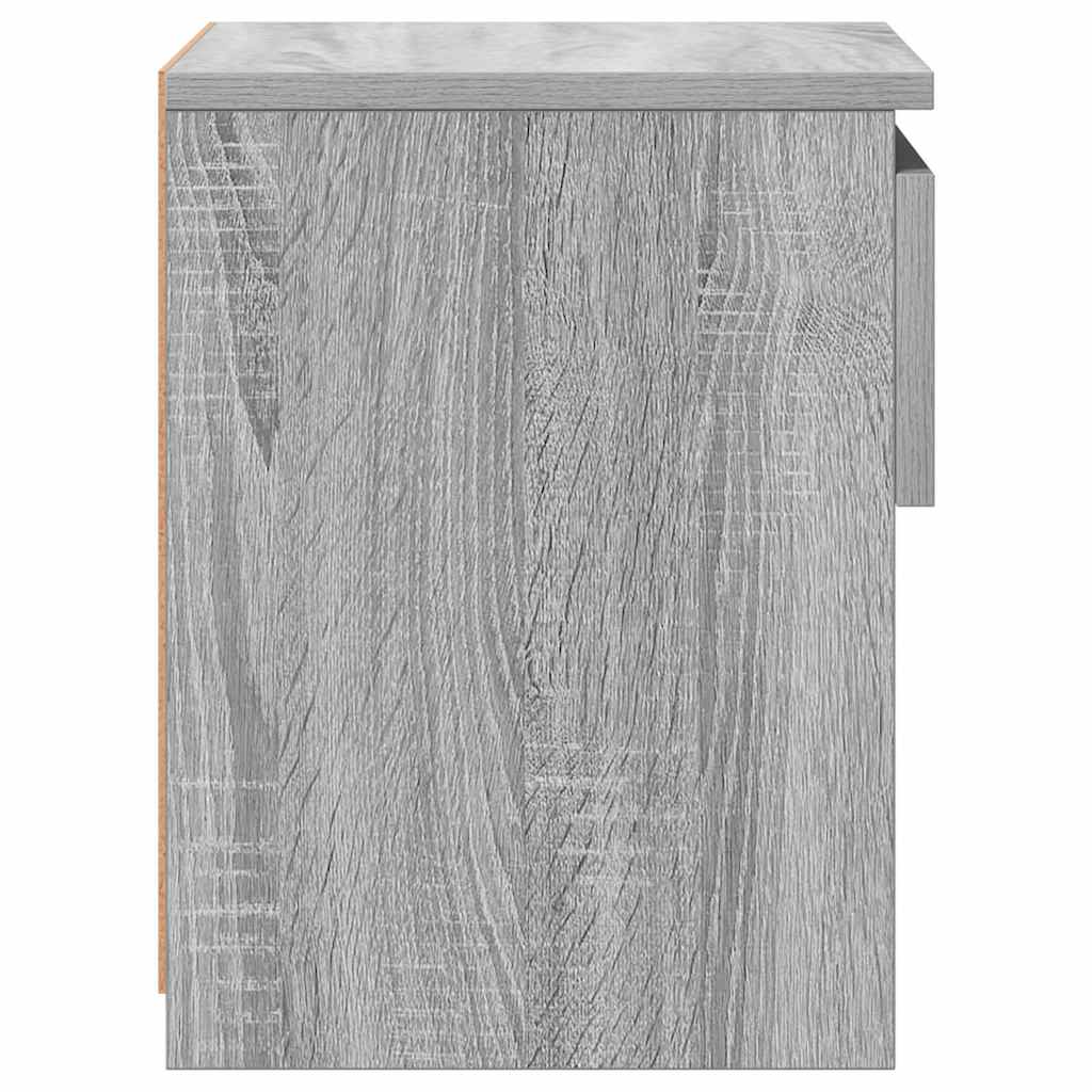 Bedside Cabinets 2 pcs Grey Sonoma 40x30x39 cm Engineered Wood