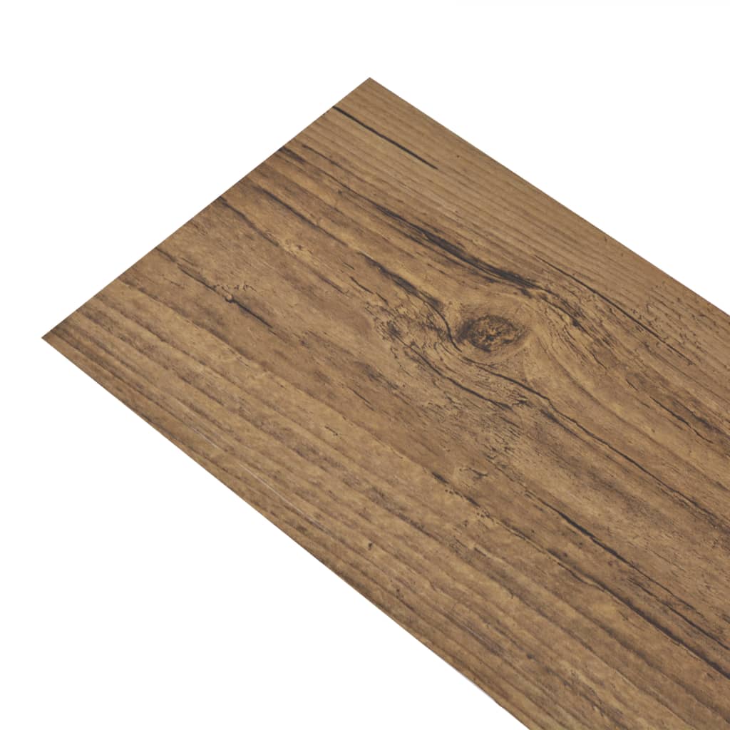 Self-adhesive PVC Flooring Planks 2.51 m² 2 mm Walnut Brown