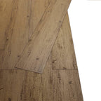Self-adhesive PVC Flooring Planks 2.51 m² 2 mm Walnut Brown