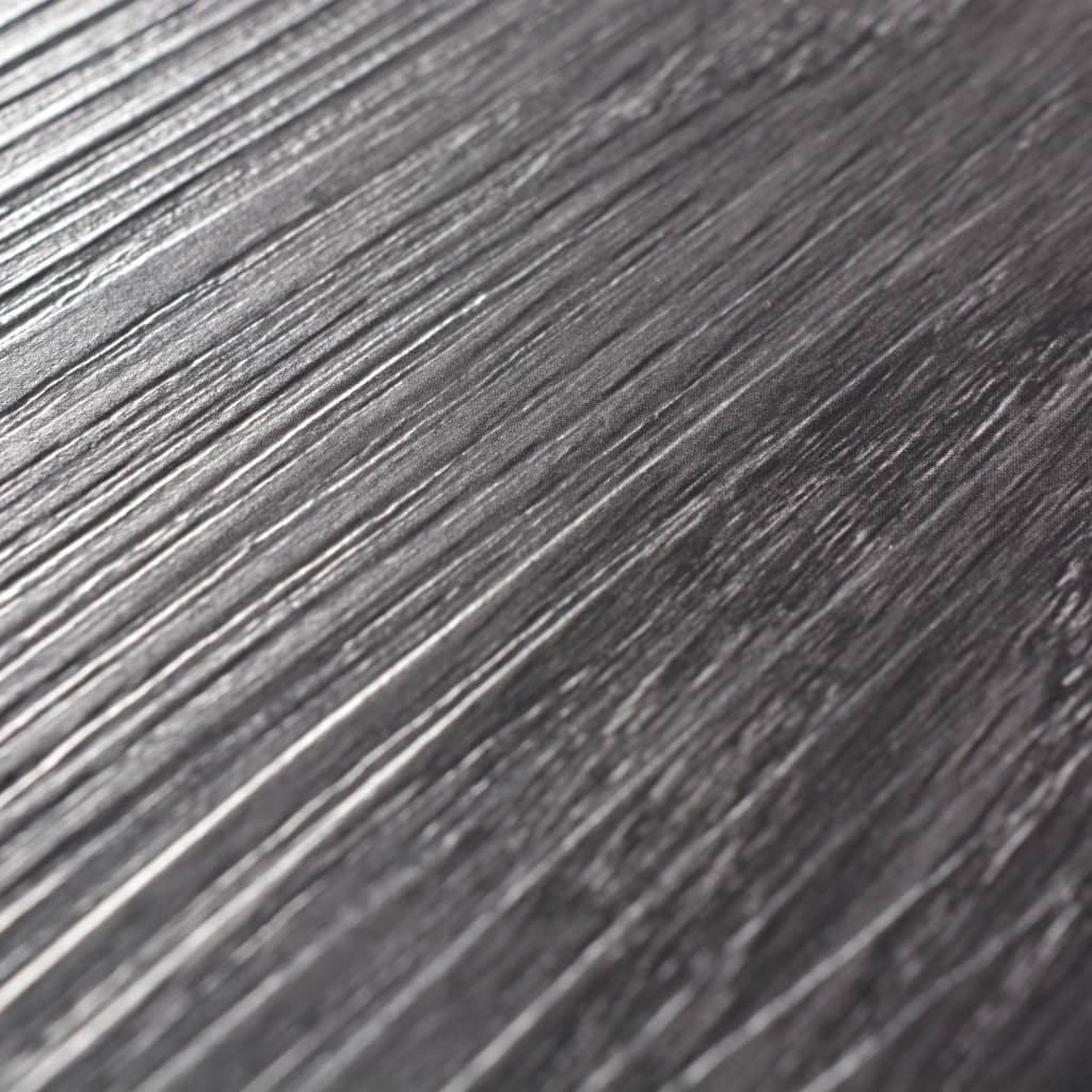 Self-adhesive PVC Flooring Planks 2.51 m² 2 mm Black and White