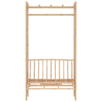 Garden Bench with Pergola 116 cm Bamboo