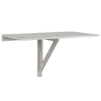 Folding Wall Table Concrete Grey 100x60x56 cm Engineered Wood
