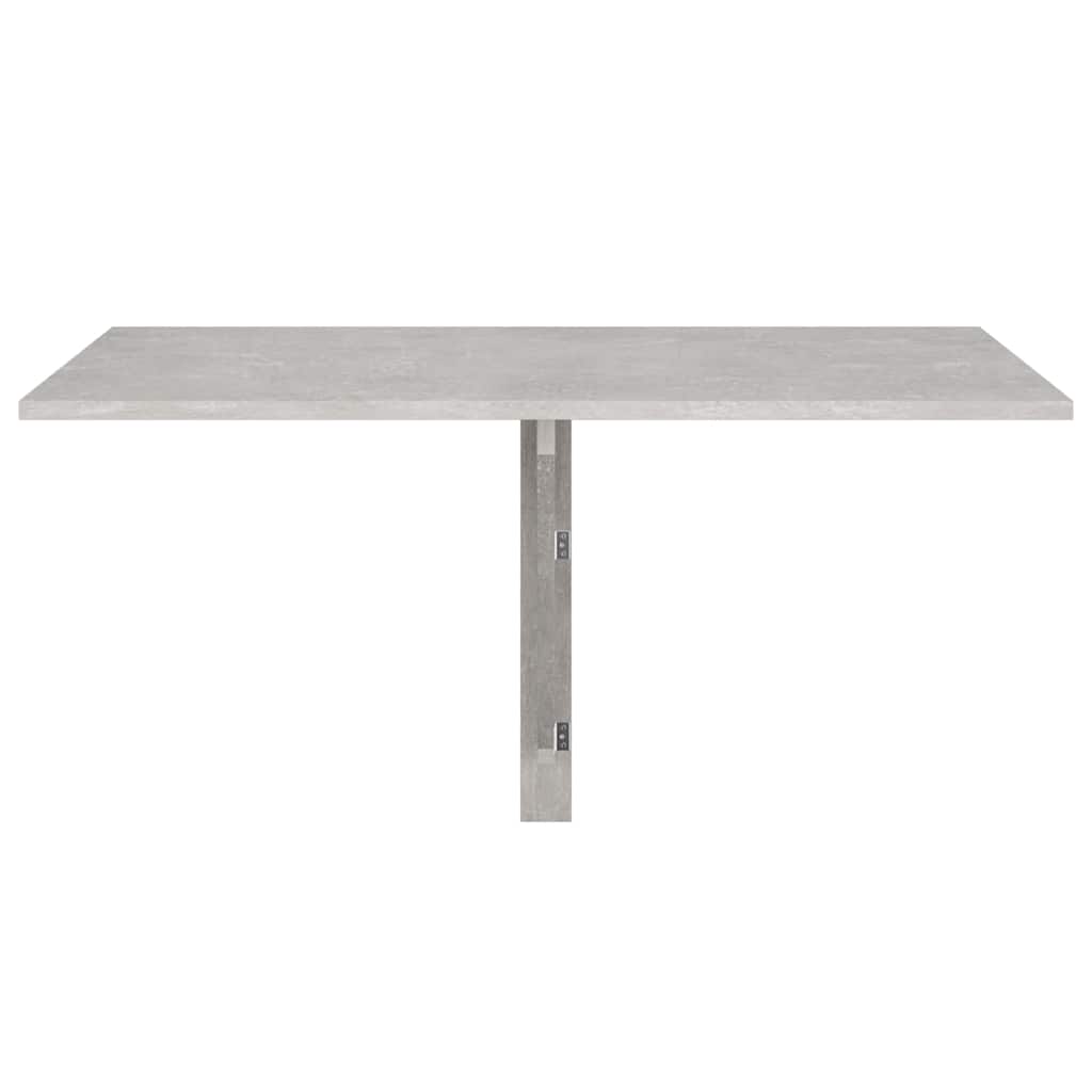 Folding Wall Table Concrete Grey 100x60x56 cm Engineered Wood
