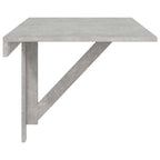 Folding Wall Table Concrete Grey 100x60x56 cm Engineered Wood