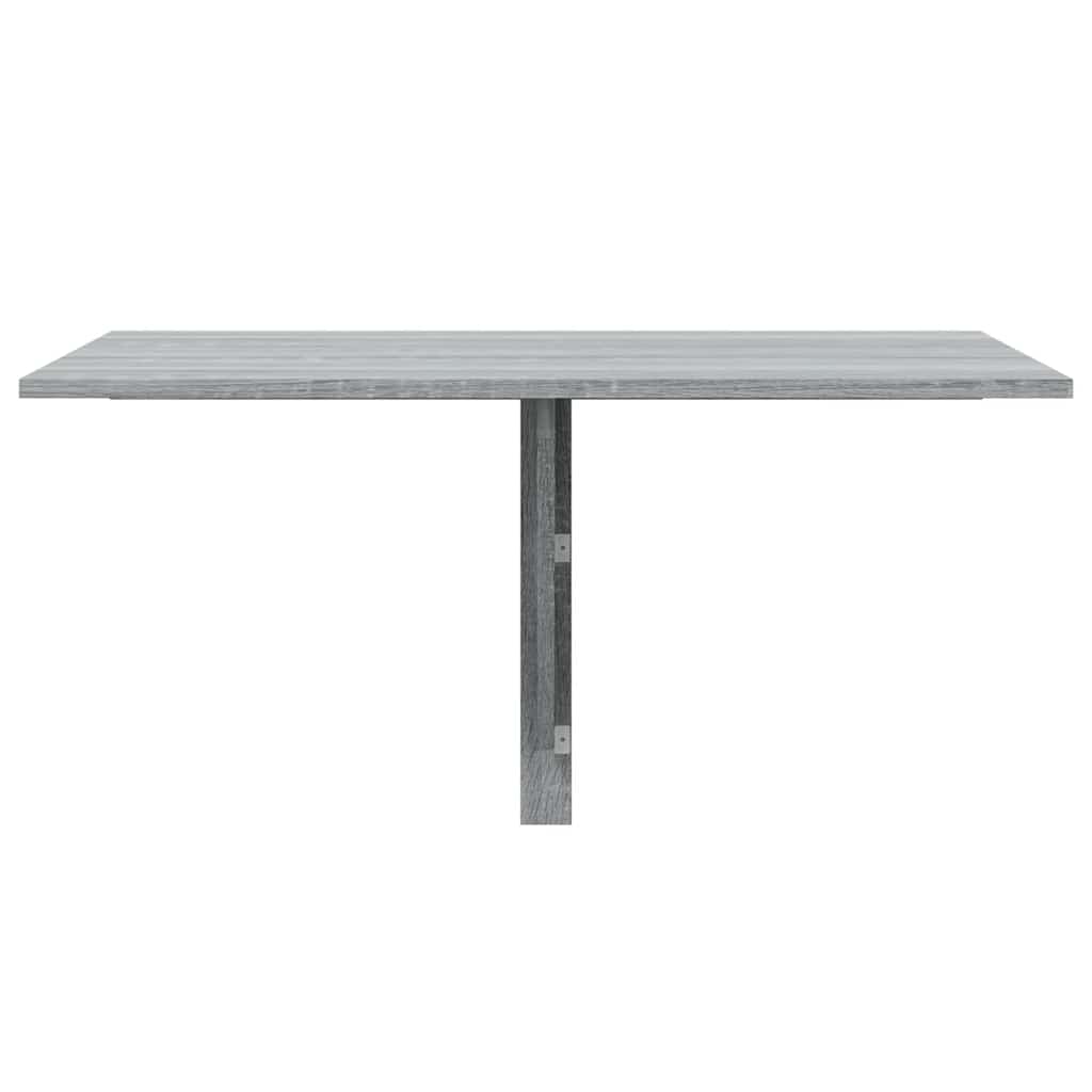 Folding Wall Table Grey Sonoma 100x60x56 cm Engineered Wood