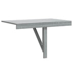 Folding Wall Table Grey Sonoma 100x60x56 cm Engineered Wood