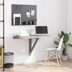 Folding Wall Table Grey Sonoma 100x60x56 cm Engineered Wood