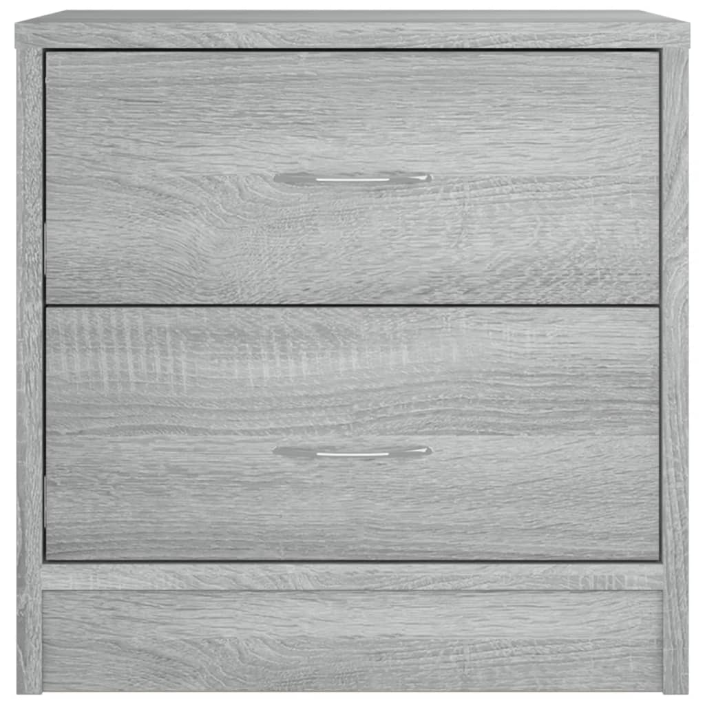 Bedside Cabinets 2 pcs Grey Sonoma 40x30x40 cm Engineered Wood