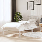 3100591  Bed Frame Without Mattress Solid Wood (810019+814096)