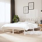 3100591  Bed Frame Without Mattress Solid Wood (810019+814096)