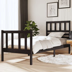 3101174  Bed Frame Without Mattress Solid Wood (810103+814165)