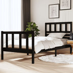 3101174  Bed Frame Without Mattress Solid Wood (810103+814165)