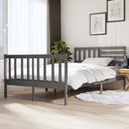 3101174  Bed Frame Without Mattress Solid Wood (810103+814165)