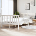 3101174  Bed Frame Without Mattress Solid Wood (810103+814165)